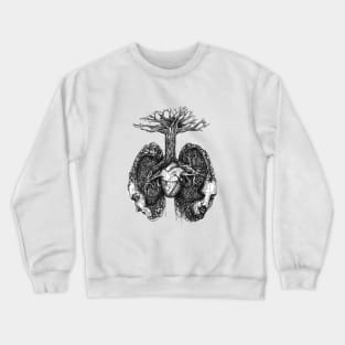 human lungs Crewneck Sweatshirt